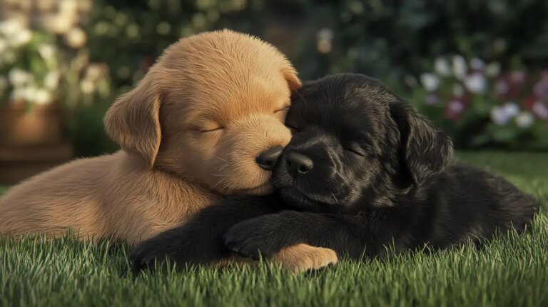 Abandoned Puppy Brothers Refuse to Leave Each Others Side