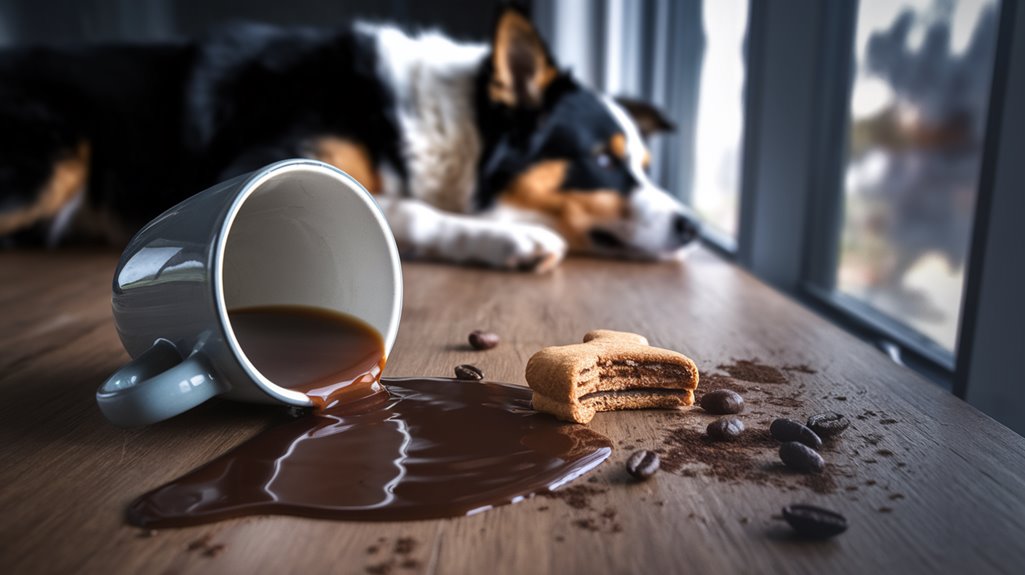 caffeine is toxic to dogs