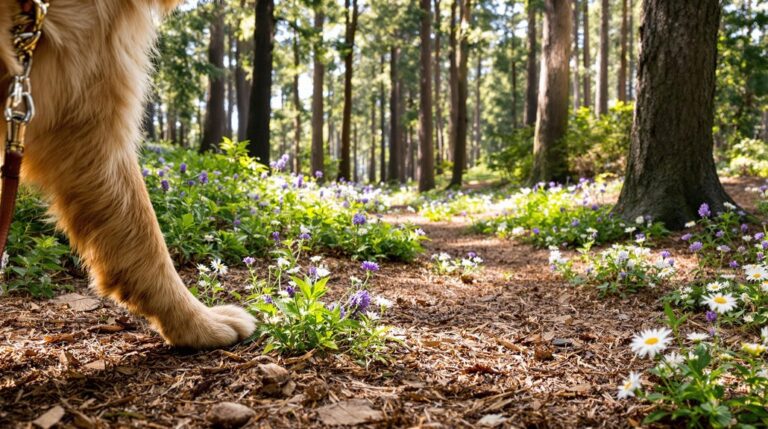 calming dog walking therapy