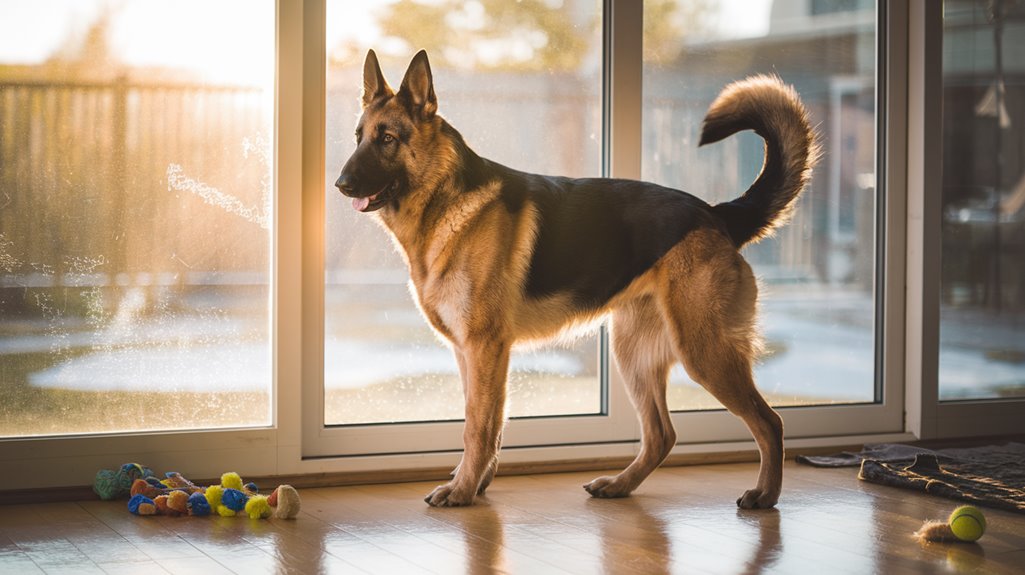 canine home alone antics