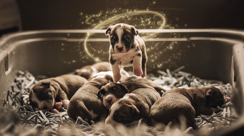 canine litter birth order