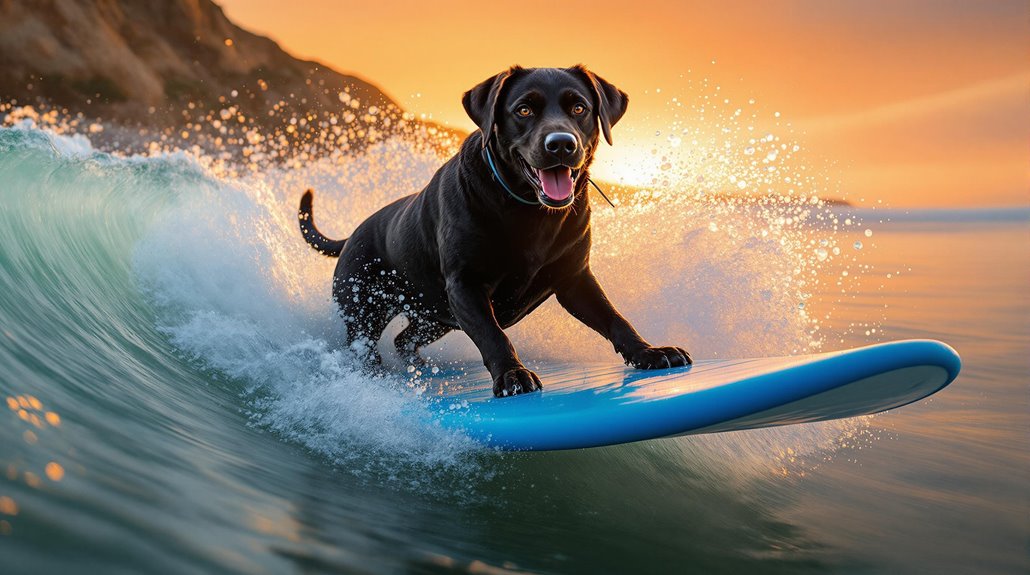 canine surfing adventures timeline