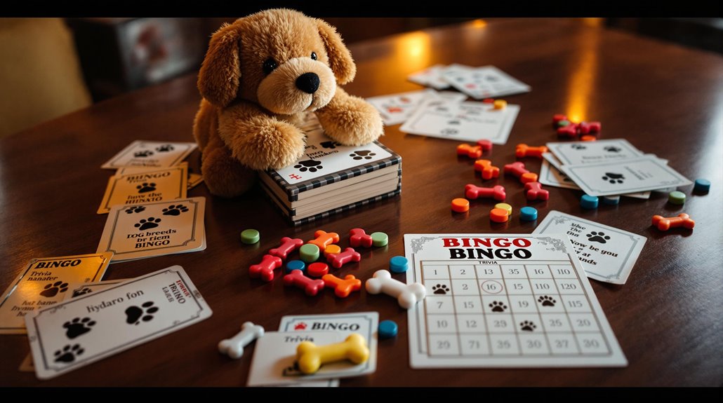 canine themed musical bingo game