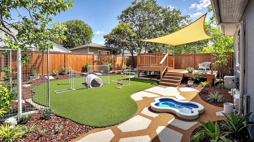 child friendly outdoor space