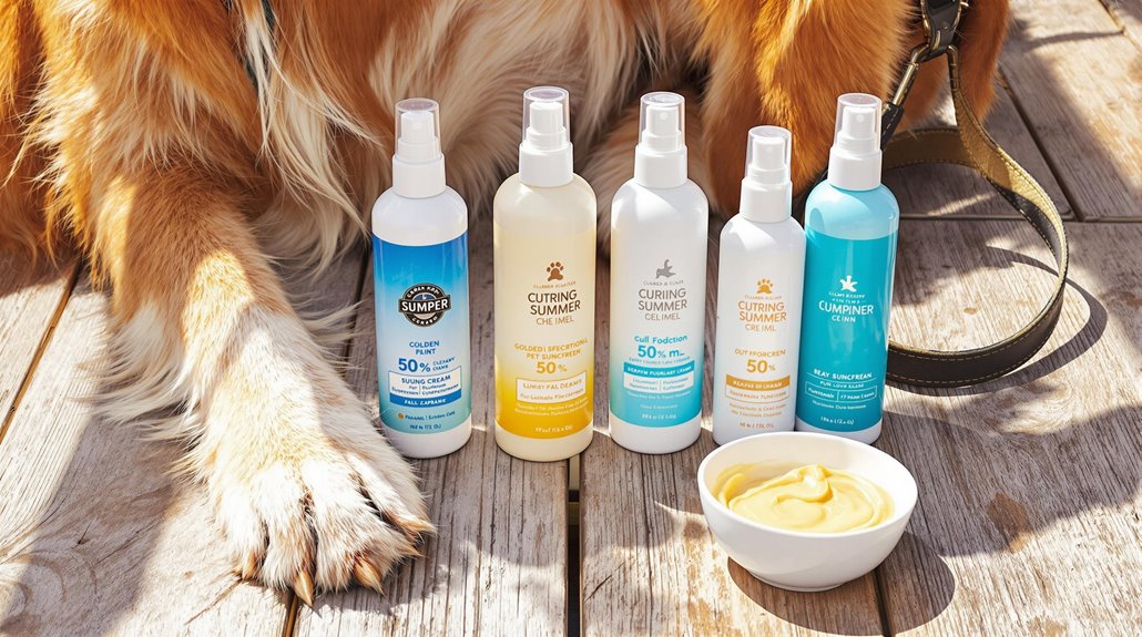 choosing safe pet sunscreen