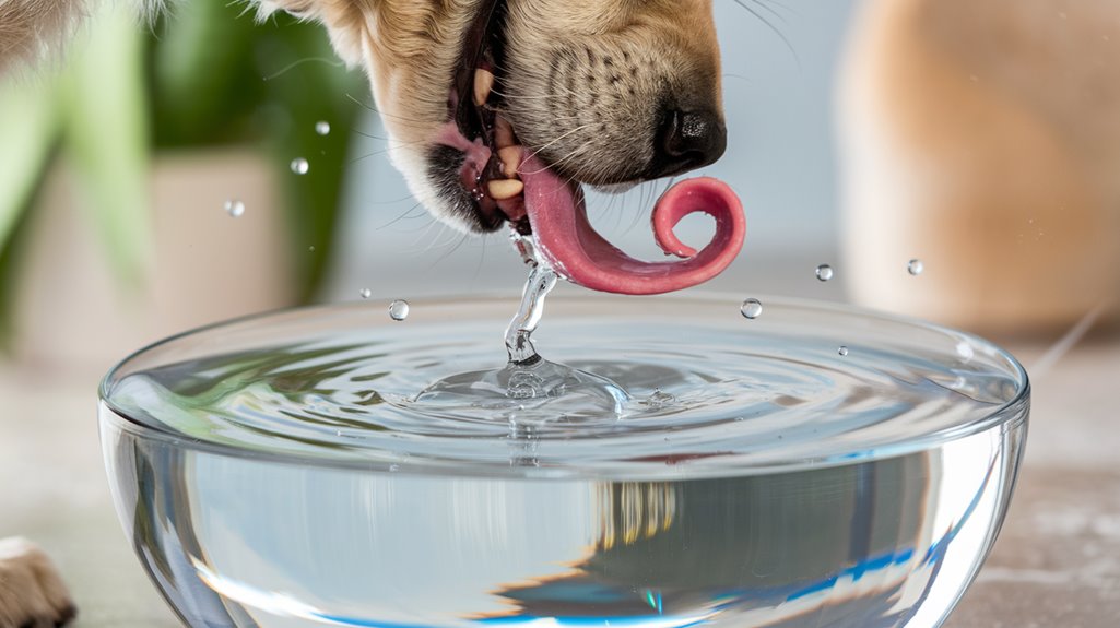 dog drinking mechanics explained