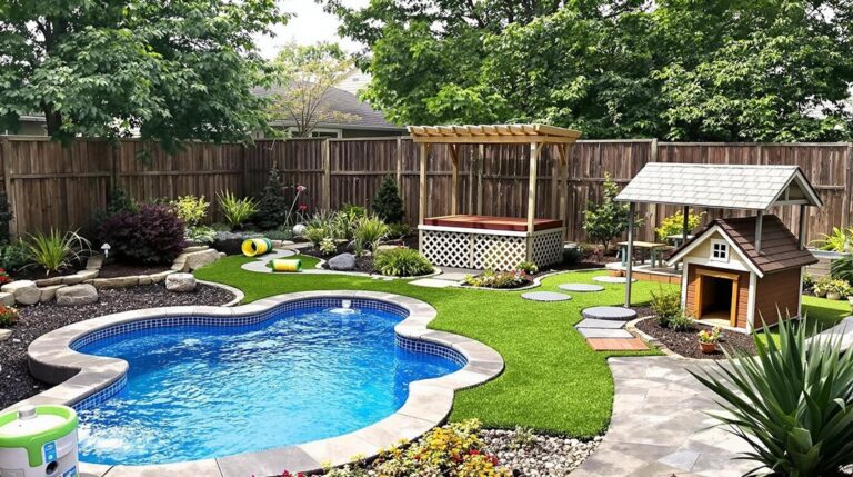 dog friendly backyard paradise