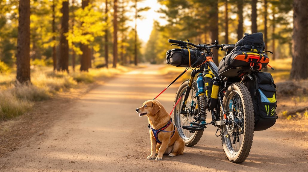 dog friendly biking trails