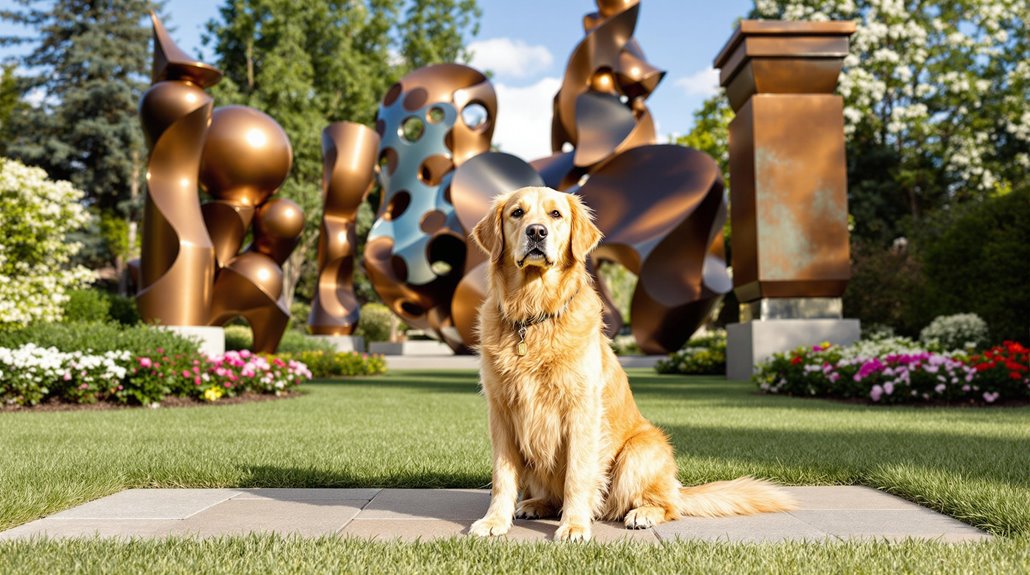 dog friendly outdoor museum spaces