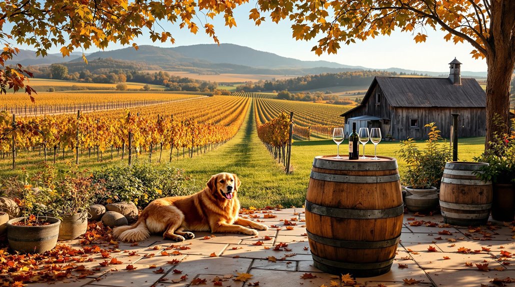 dog friendly wine travel spots