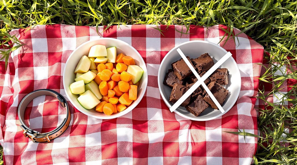 dog picnic food guidelines