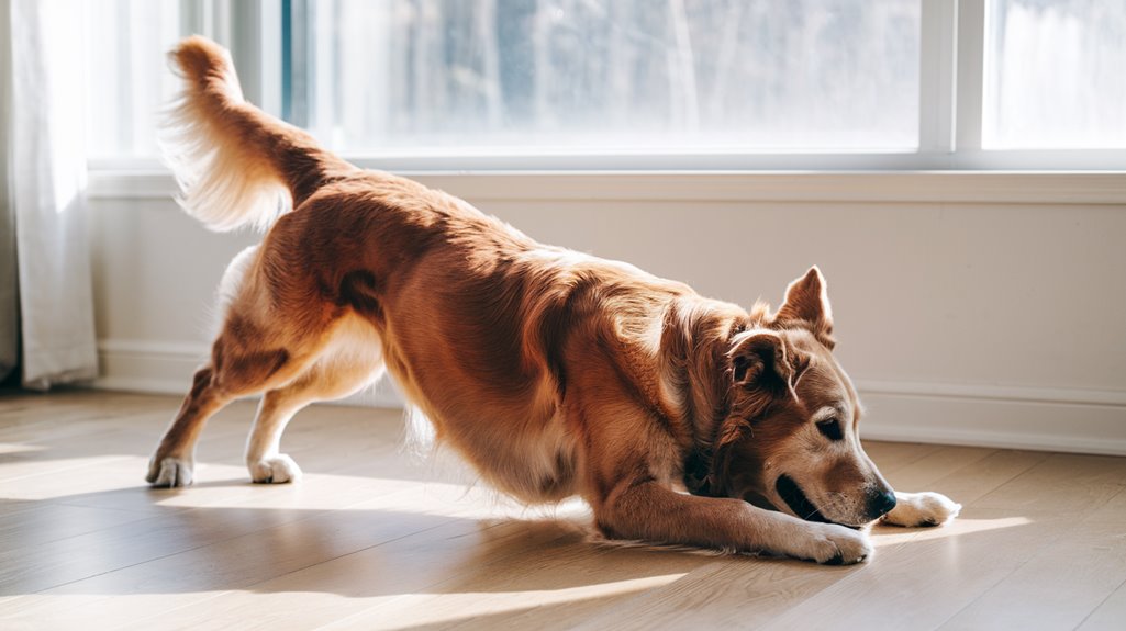 dog s energy and stretches