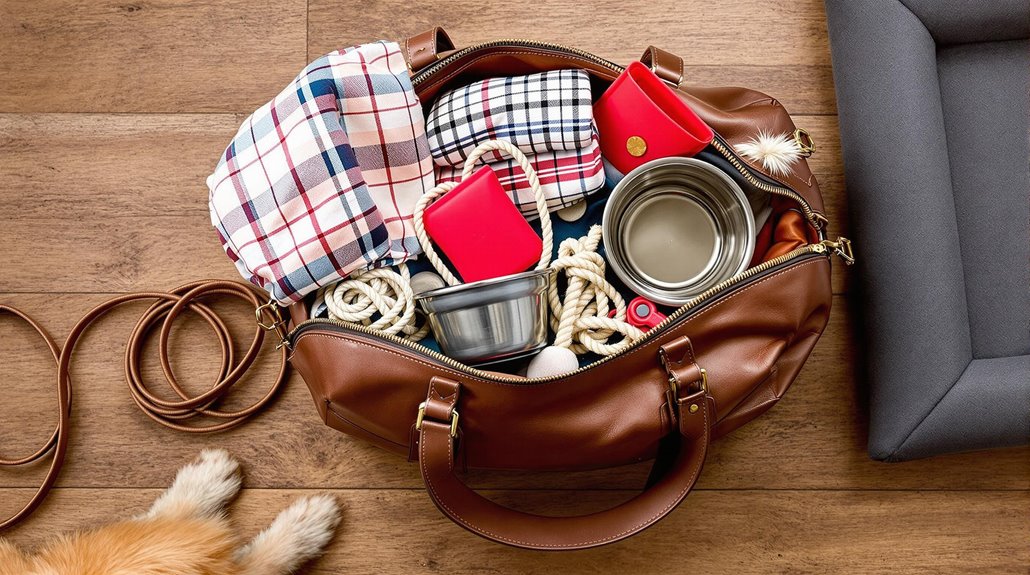 dog travel packing essentials