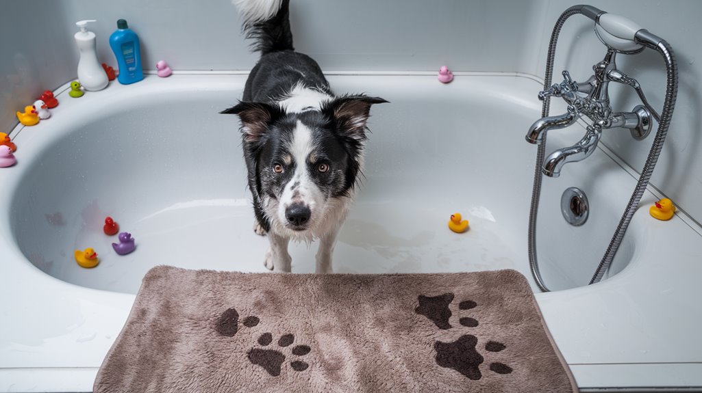 dogs anxiety during baths