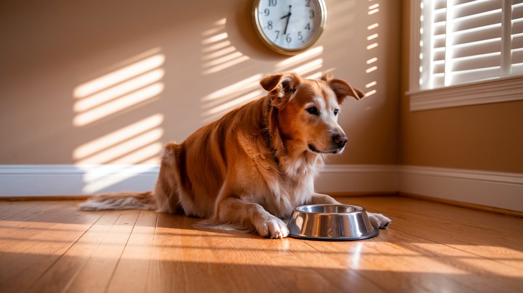 dogs dinner time cues