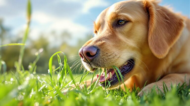 dogs grass eating behavior explained