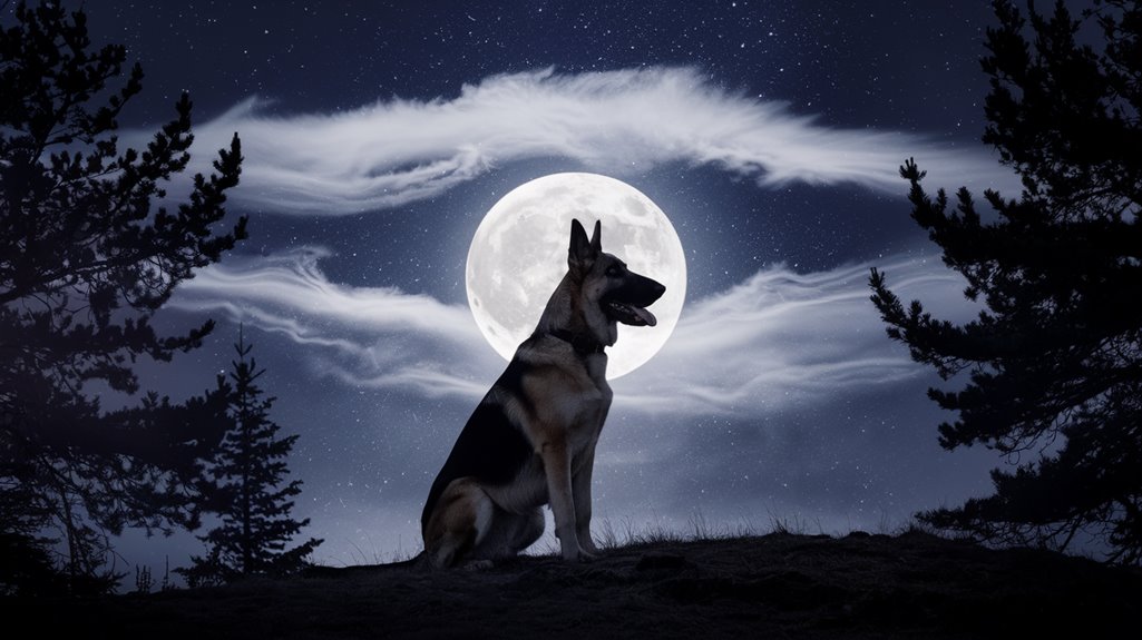 dogs perception of moonlight