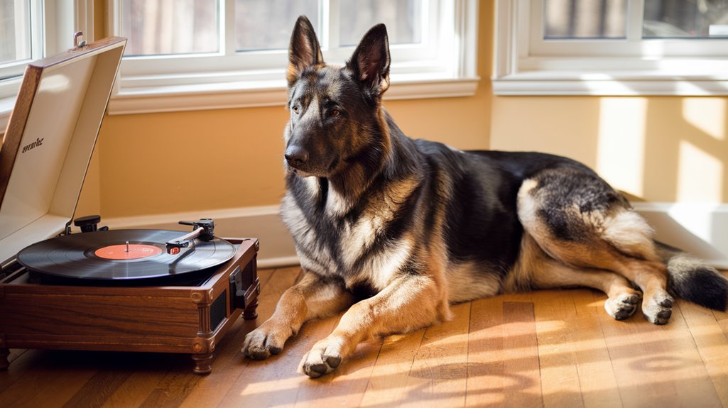 dogs respond to music