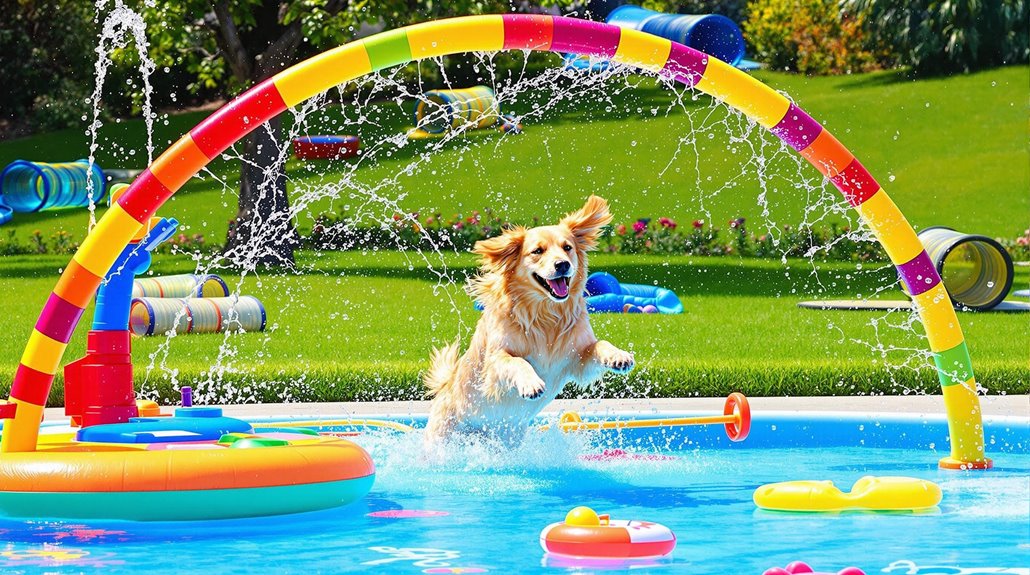 engaging aquatic play equipment