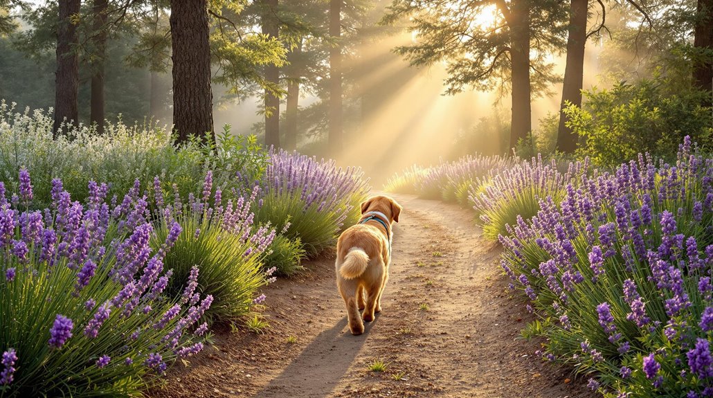 establishing a calming stroll