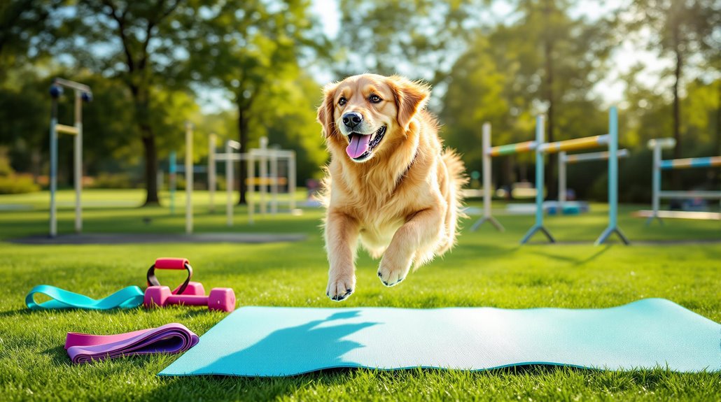 exercising outdoors with dogs