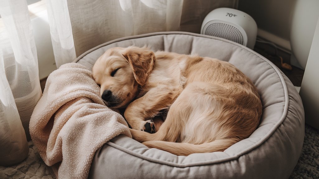 ideal sleeping space for dogs