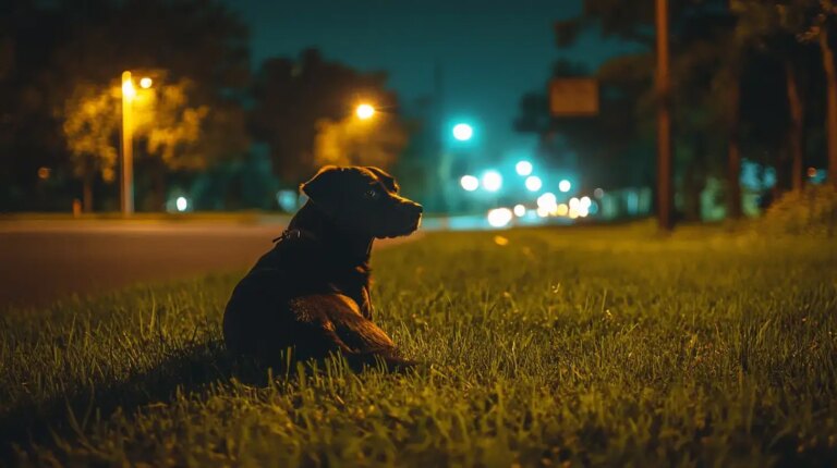 Injured Highway Dog Waits Hours for Rescue, Finds Hope at Last