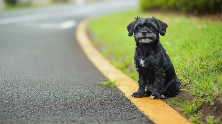 Injured Puppy Left in Bag Finds Love After Roadside Rescue