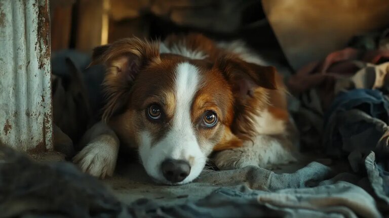 Last-Minute Rescue Saves Injured Dog From Demolition Site