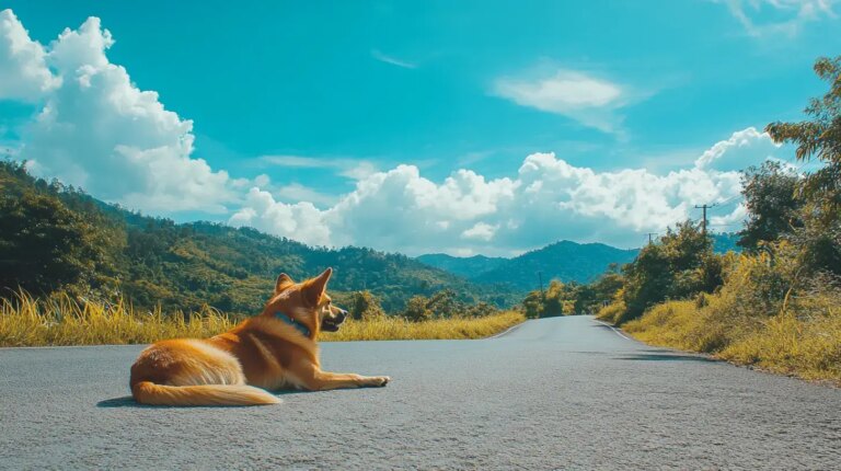 Loyal Dog Waits Two Years on Busy Road Before Finding New Home