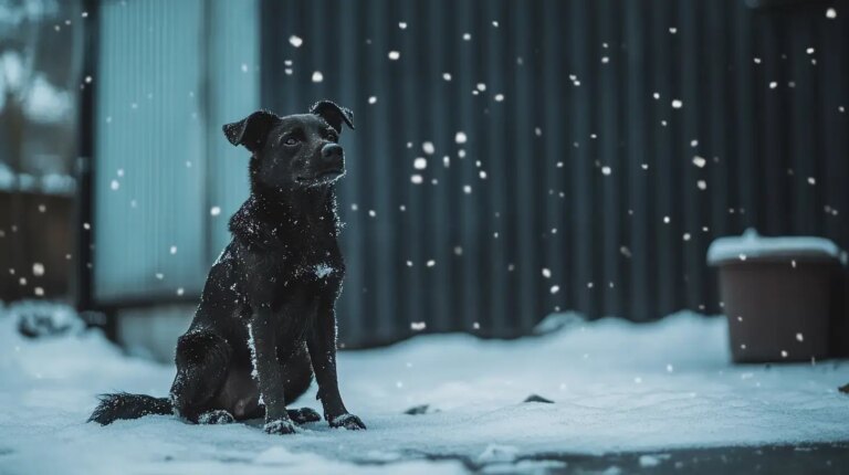 Paralyzed Street Dog Fights for Life in Dramatic Winter Rescue