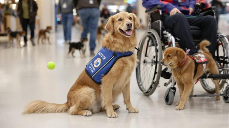 service dog training differences