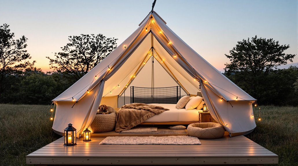 stay safe while glamping