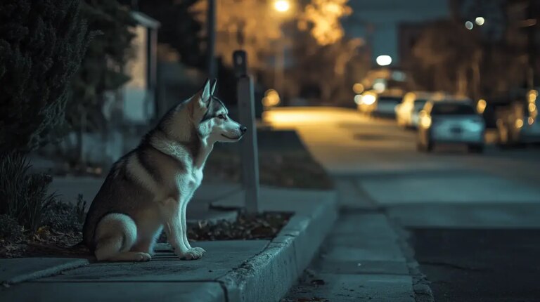 Street Dog Expecting Pups Finds Loving Home Just in Time