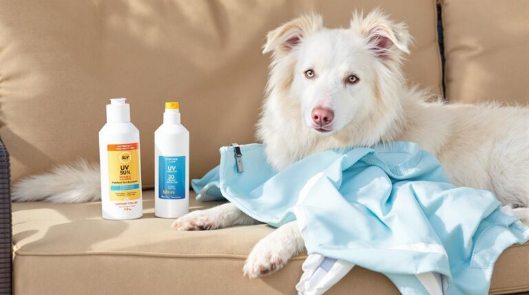 sunscreen for light coated dogs