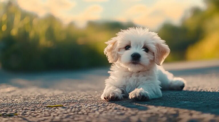 Tiny Puppy Survives Car Toss Thanks to Caring Rescuer