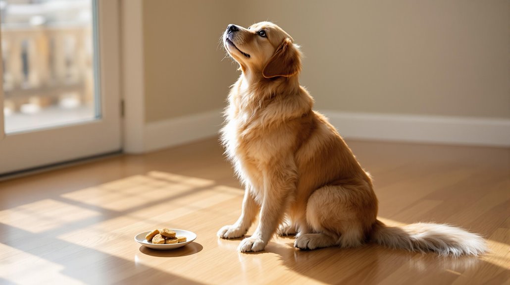 training dog to sit