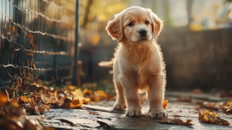 Wobbly Puppy Learns to Walk in Foster Dads Care